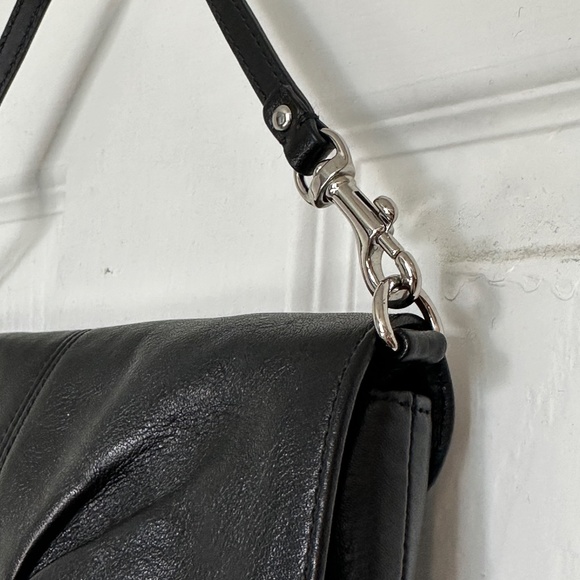 COACH Black Leather Wristlet - Picture 3 of 8